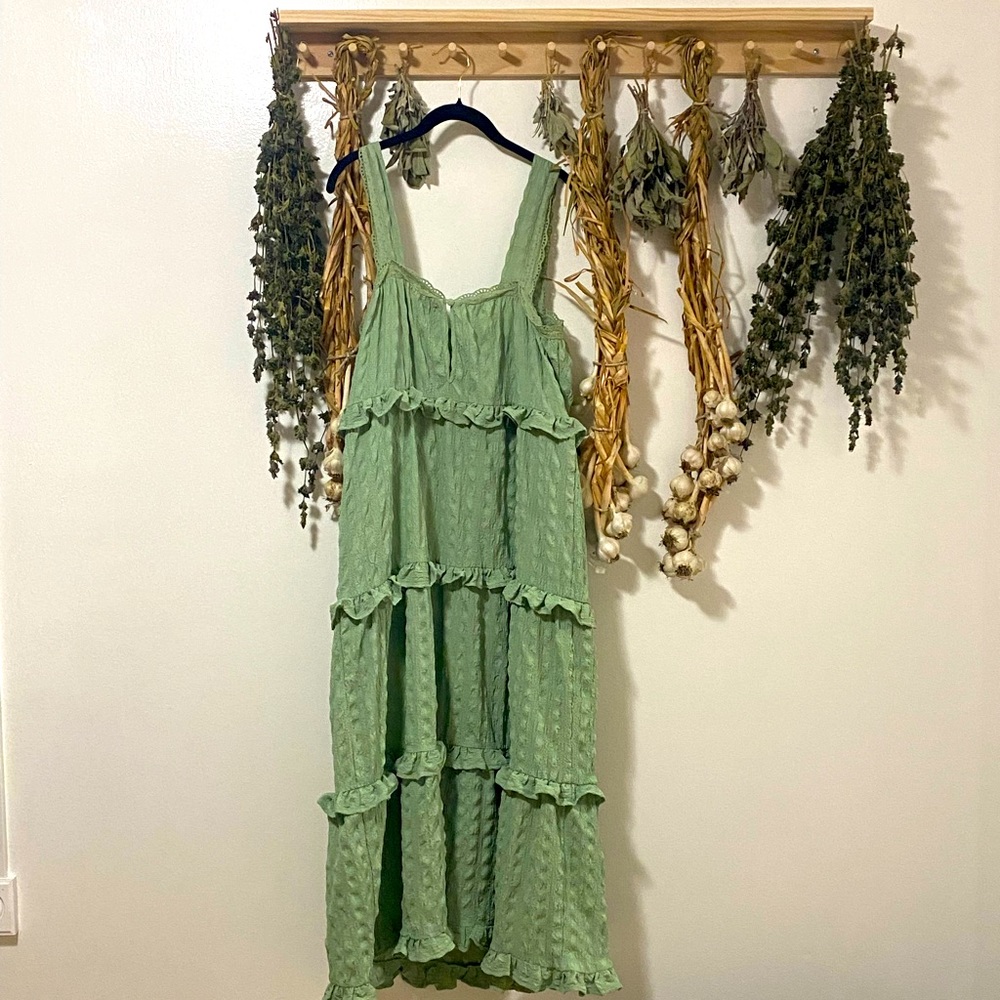 ASOS Ruffled Maxi Dress size 8